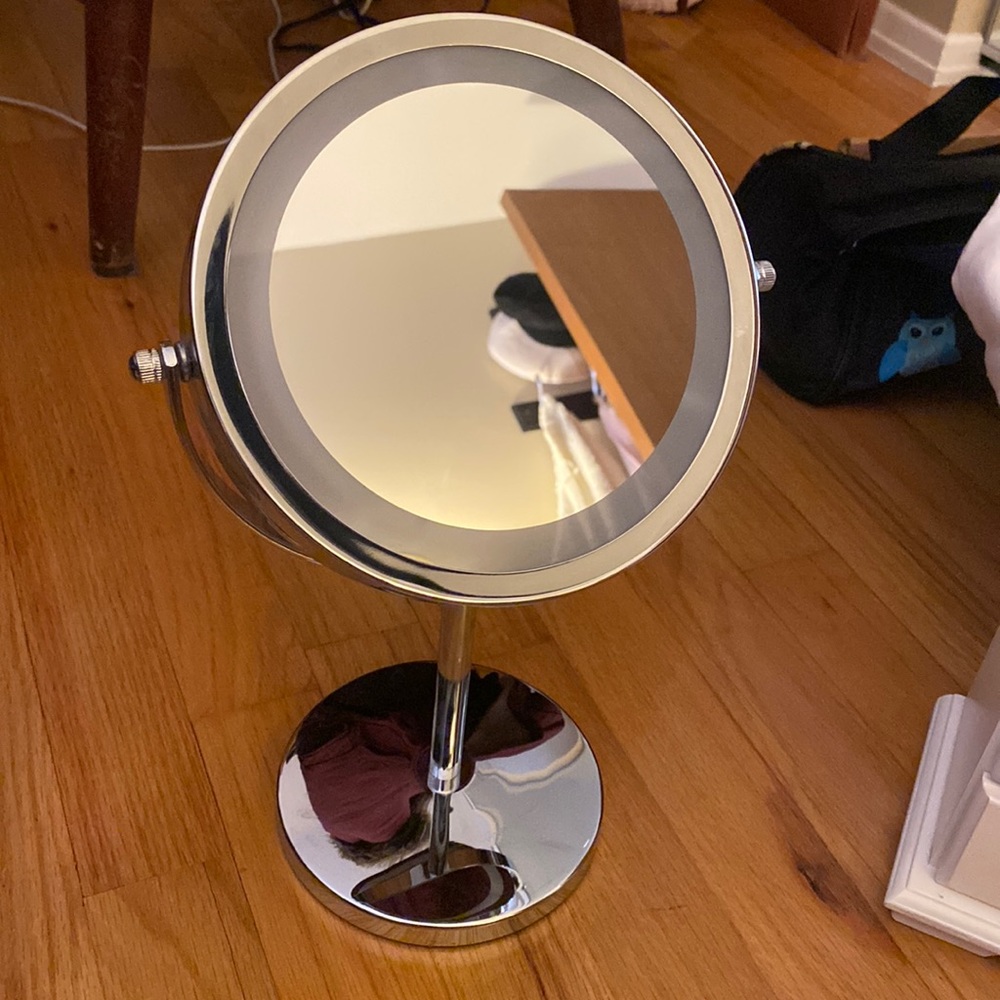 Ring light mirror